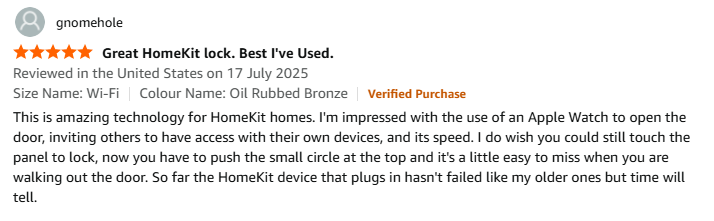 Yale Smart Lock – 5-Star Rated, Positive Reviews
